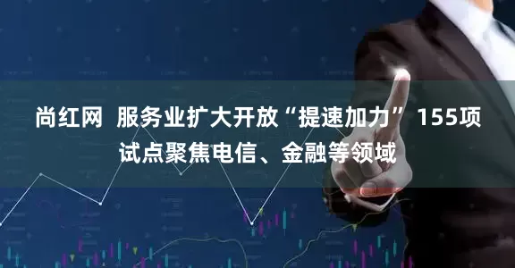 尚红网  服务业扩大开放“提速加力” 155项试点聚焦电信、金融等领域