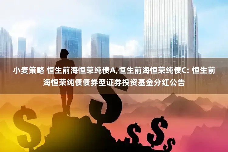 小麦策略 恒生前海恒荣纯债A,恒生前海恒荣纯债C: 恒生前海恒荣纯债债券型证券投资基金分红公告