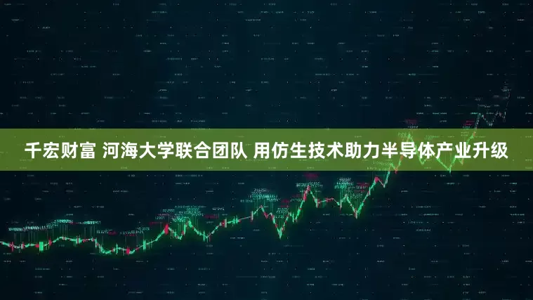 千宏财富 河海大学联合团队 用仿生技术助力半导体产业升级